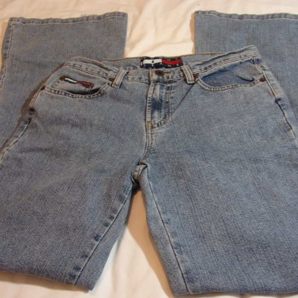 Tommy Hilfiger Vintage Rare Blue Jeans Size 7 Reg